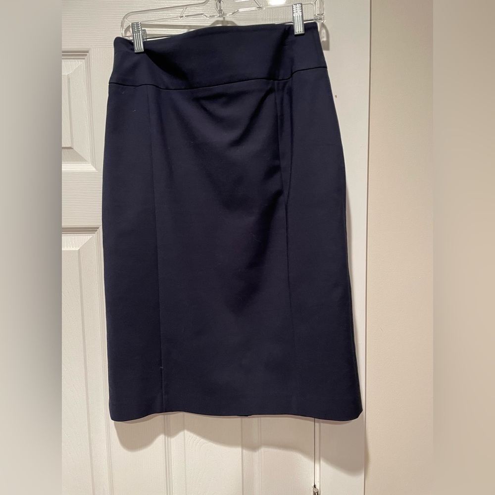 Long Tall Sally Navy Pencil Skirt
